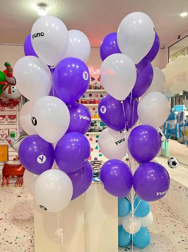 Globos latex con logo