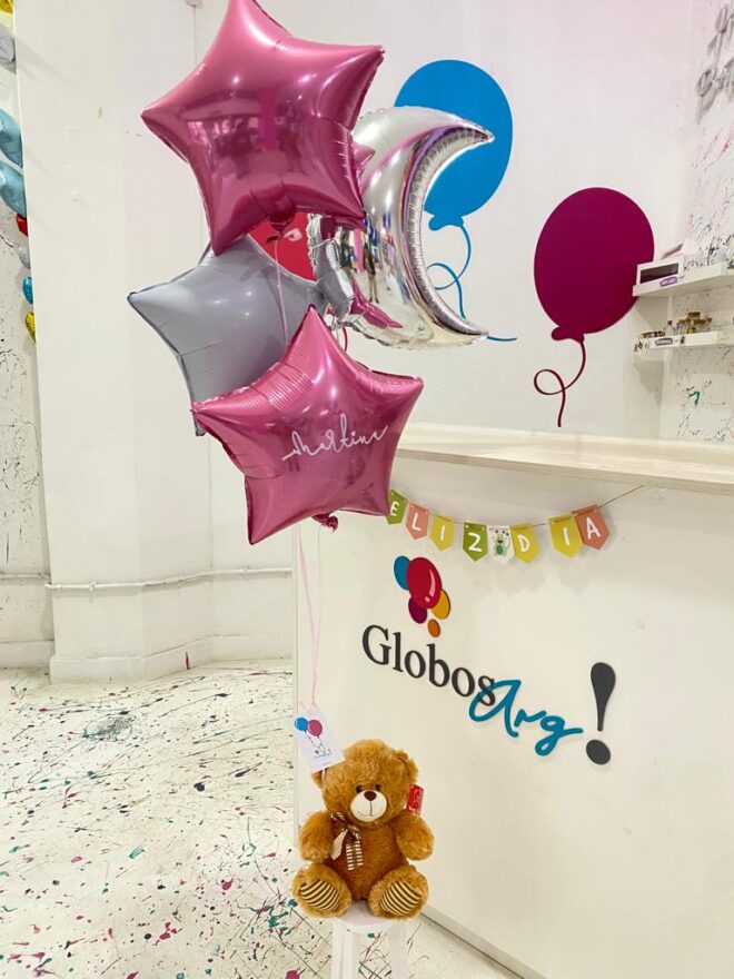 Welcome baby + peluche 30cm