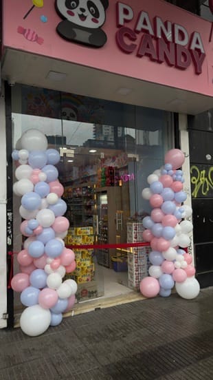 Columna de Globos Organica