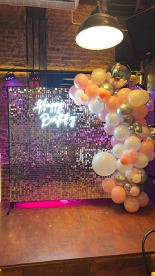 Shimmer + Arco de Globos